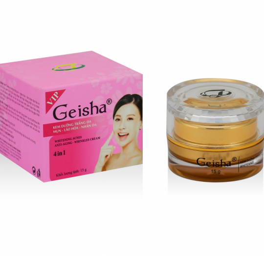 Geisha Kem Dưỡng Trắng Da, Mụn, Lão Hóa, Nhăn Da 15g VIP