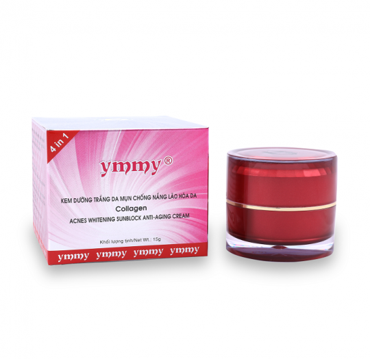 YMMY Kem Dưỡng Trắng Da, Mụn, Chống Nắng, Lão Hóa Da 15gr.